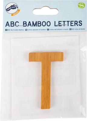 Lettres alphabet en bambou T WALEA